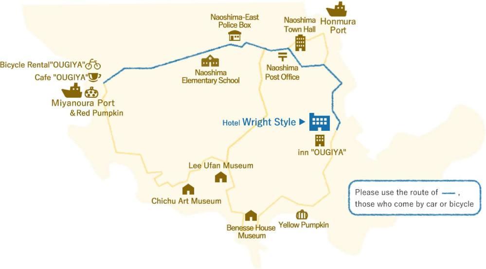 Wright Style Hotel Naoshima Ngoại thất bức ảnh